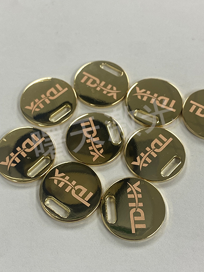 金属上刻字图